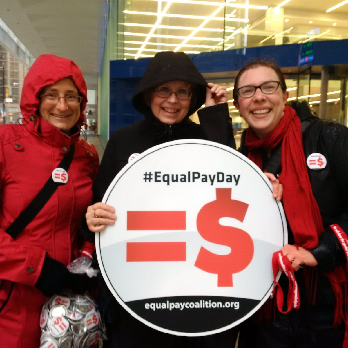 Equal
                  Pay Day 2015- downtown Toronto 20 April